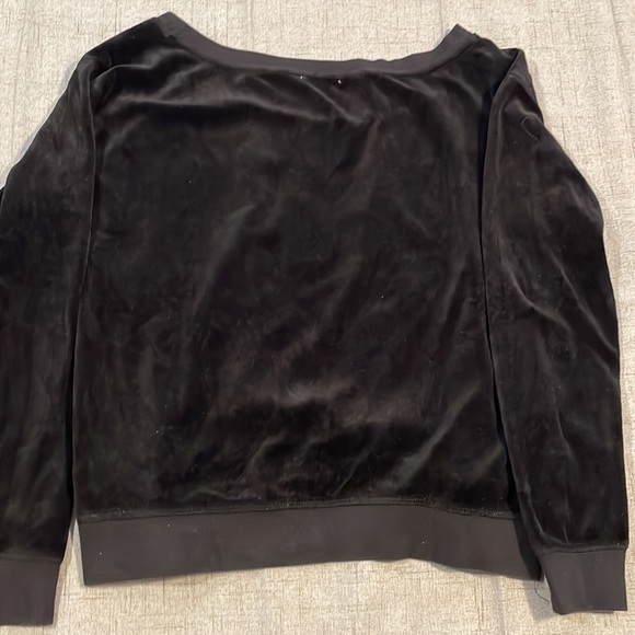 Juicy couture off shoulder velour top - Picture 3 of 5